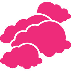 Cloudy icon single vector illustration