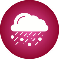 Hail icon single vector illustration