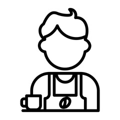 barista Line Icon