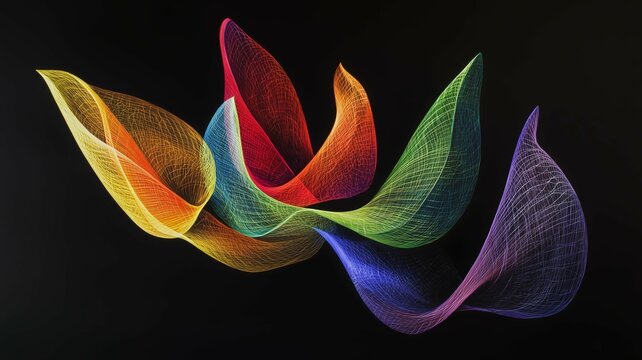 抽象的なデザインアートの背景画像