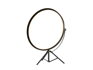 Circular Reflector for Photography Background with Stand Isolated