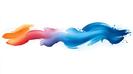 Abstract watercolor brush strokes painted background. Texture paper. illustration