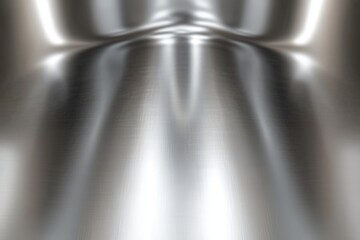 Naklejka premium Shiny Stainless Steel Texture Background with Smooth Reflective Metallic Surface and Elegant Finish