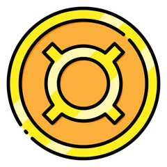 Generic Currency Symbol Filled Icon