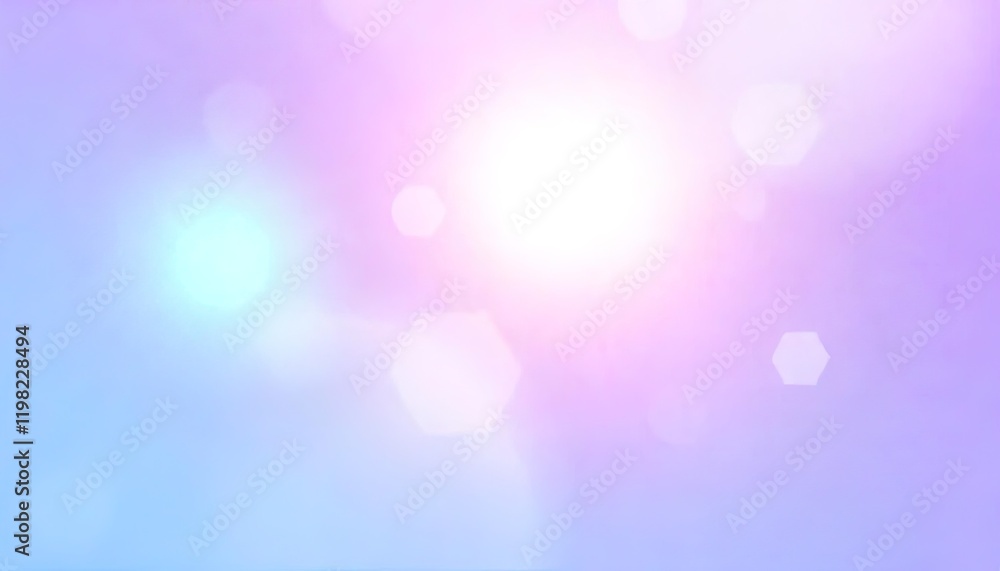 Poster abstract pastel background with soft light bokeh