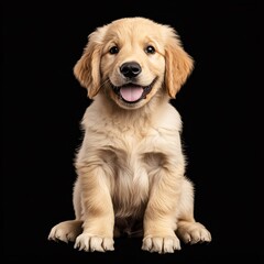 Fototapeta premium golden retriever puppy