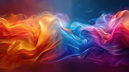 Fototapeta premium Abstract_colorful_background_with_liquid_paint_and