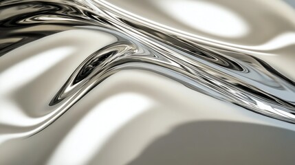 Abstract silver liquid metal texture background.