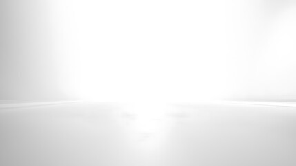 Blank white gradient background with product display space, perfect for showcasing items in a clean, futuristic setting