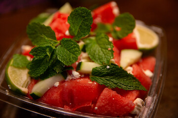 Cucumber Watermelon salad