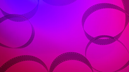 Obraz premium real film strip for cinematic background banner flyer.developed 35mm film for movie camera with texture and footage for color cinema background