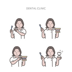 歯科クリニックスタッフのイラスト