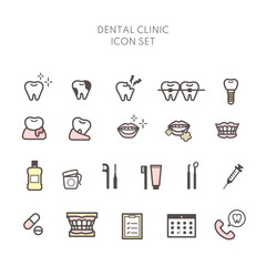 歯科クリニックアイコンセット