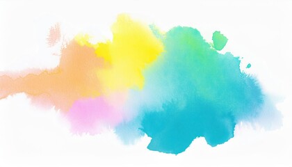 Vibrant Pastel Watercolor Drip on Rough Textured Paper A Closeup Exploration of Artistic Expressions in a Soft Palette