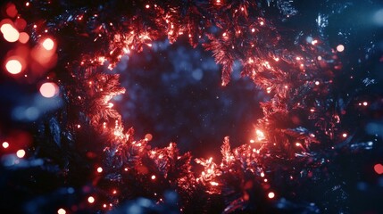 Enchanted Forest: A Glowing Winter Wonderland