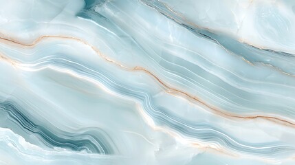 Obraz premium Abstract Blue Marble Swirling Texture Background