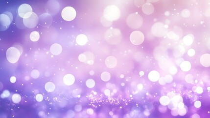 Obraz premium Abstract Purple and White Bokeh Background Image