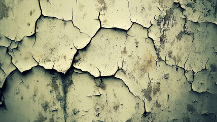 Obraz premium Grunge-style textured background: Distressed, cracked paint, faded colors. Rugged, worn-out, bold visuals, vintage.