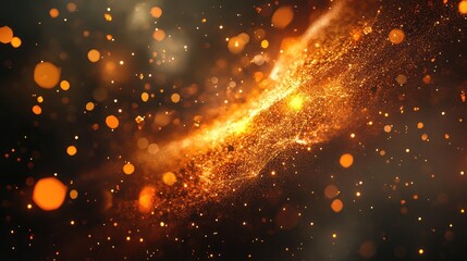 Obraz premium Futuristic dynamic digital grids with glowing light patterns and particle effects on a sleek background.