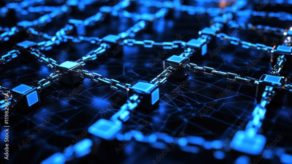 Poster blockchain technology: a network of interconnected blocks