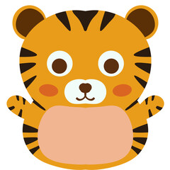 baby tiger cartoon