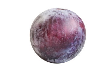 Fototapeta premium Close-up of a Frosted Purple Plum