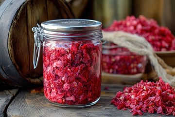 Dehydrated strawberries