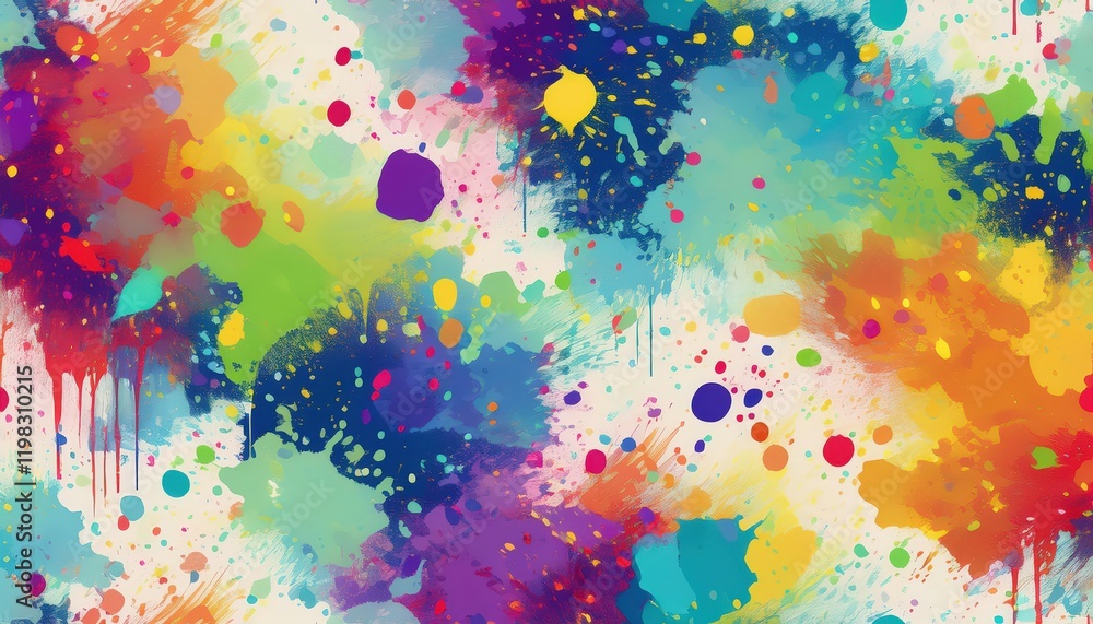 Poster grunge pattern with subtle paint splatters an eclectic mix of textures and colors in a seamless mura