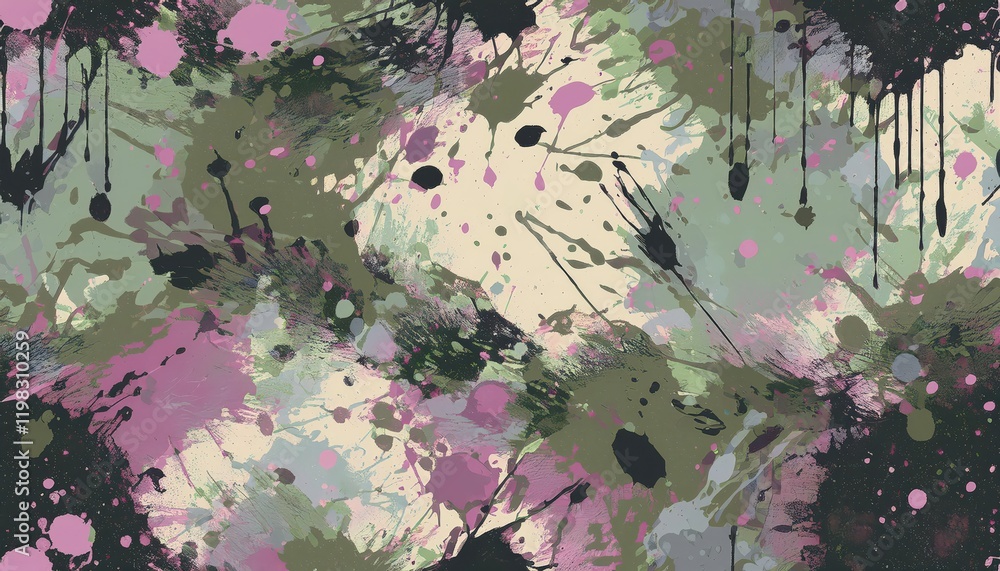 Poster vintage grunge pattern with subtle paint splatters a textured canvas of layered dirt and color