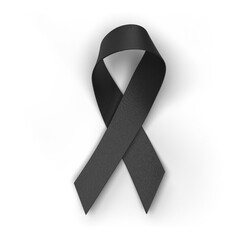 black awareness ribbon
