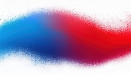 Vibrant Spray Paint Gradient from Red to Blue on White Paper Background A Striking Artistic...