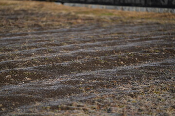 View of Mt. Kiso-Komagatake and Senjojiki Cirque from Komagane City, Nagano Prefecture in early morning of January 16, 2025
