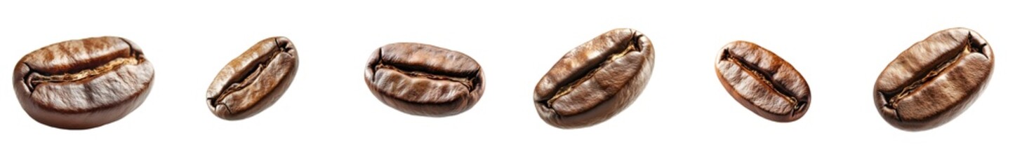 An abstract golden spiral shape twists around a roasted coffee bean with rich aroma