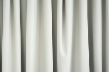 Obraz premium gray silk fabric, delicate satin with soft pleats for designer, text mockup, cards, luxury concept. Smooth elegant golden silk or satin texture can use as background. Retro style