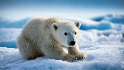 ホッキョクグマの子ども