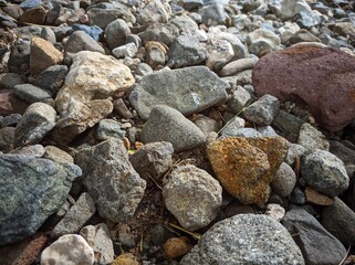 stones on the beach
