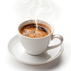 cup of coffee with beans