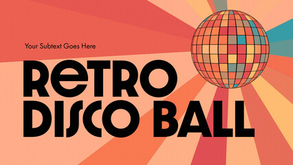 Retro Disco Ball Titles