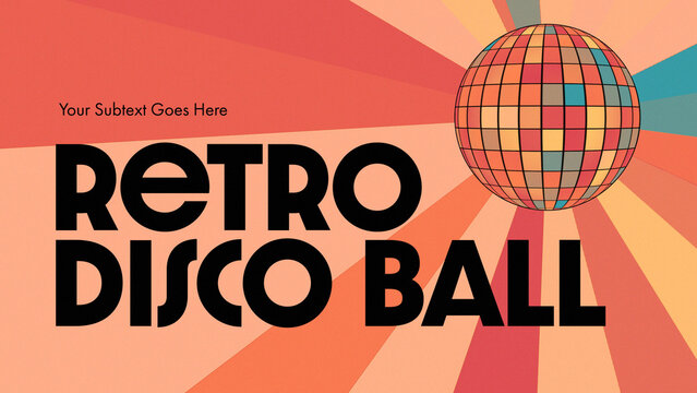 Retro Disco Ball Titles