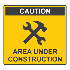 under construction flat symbol