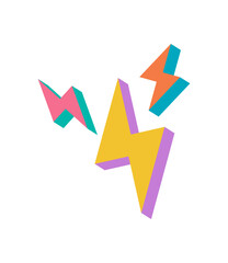 Bold abstract shape icon. Playful contemporary figure with geometric elements. Minimal style, brutalist design, and y2k influence. Perfect for modern graphic applications and unique decoration.