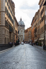 Charming European Street with Historical Architecture