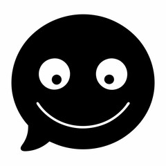 Chat Icon on white background.
