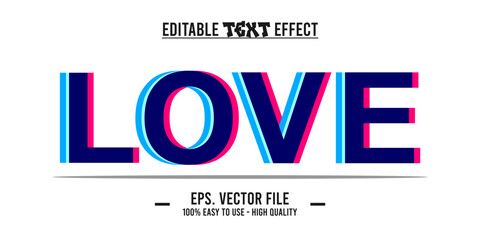 love typography word, vector illustration design, for poster design needs, banners, advertisements and others. Valentine's Day love and affection in an illustration art, eps file