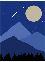 boho night sky wall decor.
minimalist night sky wall art.
boho night mountain.