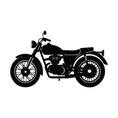 Obraz premium Royal Enfield motorcycle isolated on white 