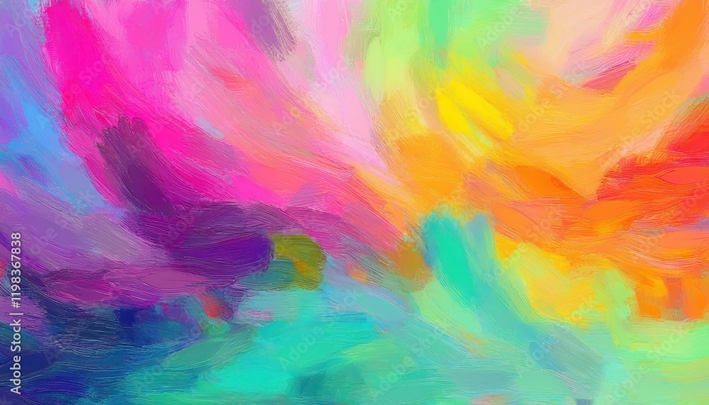 Poster Vibrant Abstract Watercolor Art A Colorful Textured Masterpiece with a Captivating Background Design, Showcasing an Exploration of Colors and Textures on a Sublime Backdrop.