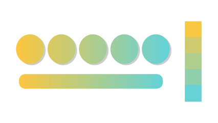 Abstract gradient background with Gold and Cyan color palette. Abstract illustration with gradient blur design. Blurred colored abstract background. Colorful gradient. Vector illustration