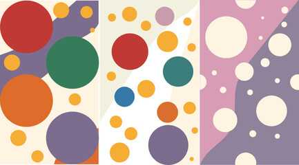 circle abstract design for background , vintage color 