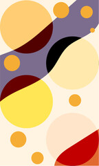 circle abstract design for background , vintage color 